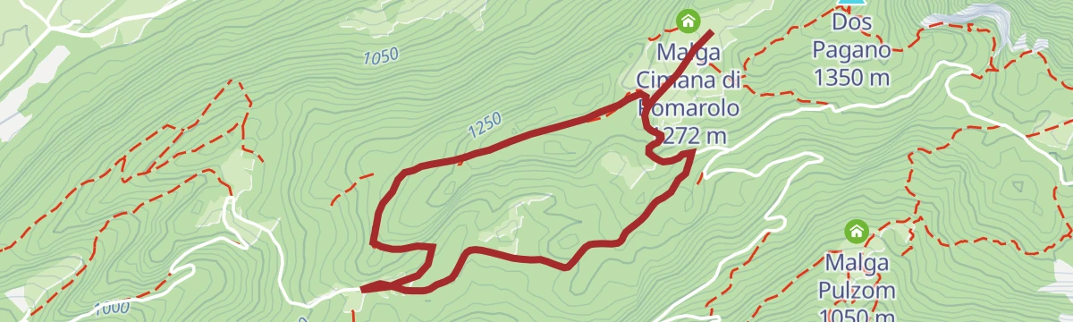 Route map: Tour of "Cimane"